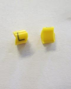 Cable noticeable clip 1-3 yellow/black L   diameter 2.5-5mm